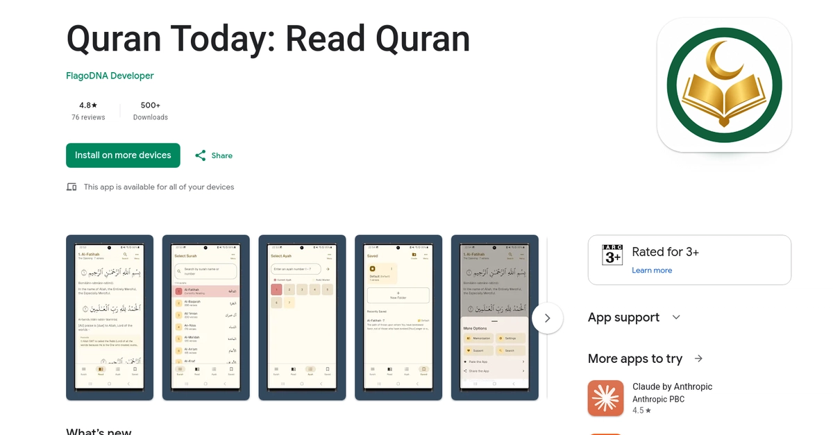 The Story Behind Quran Today, the Ad-Free Quran App I Built for Myself - DEV Community