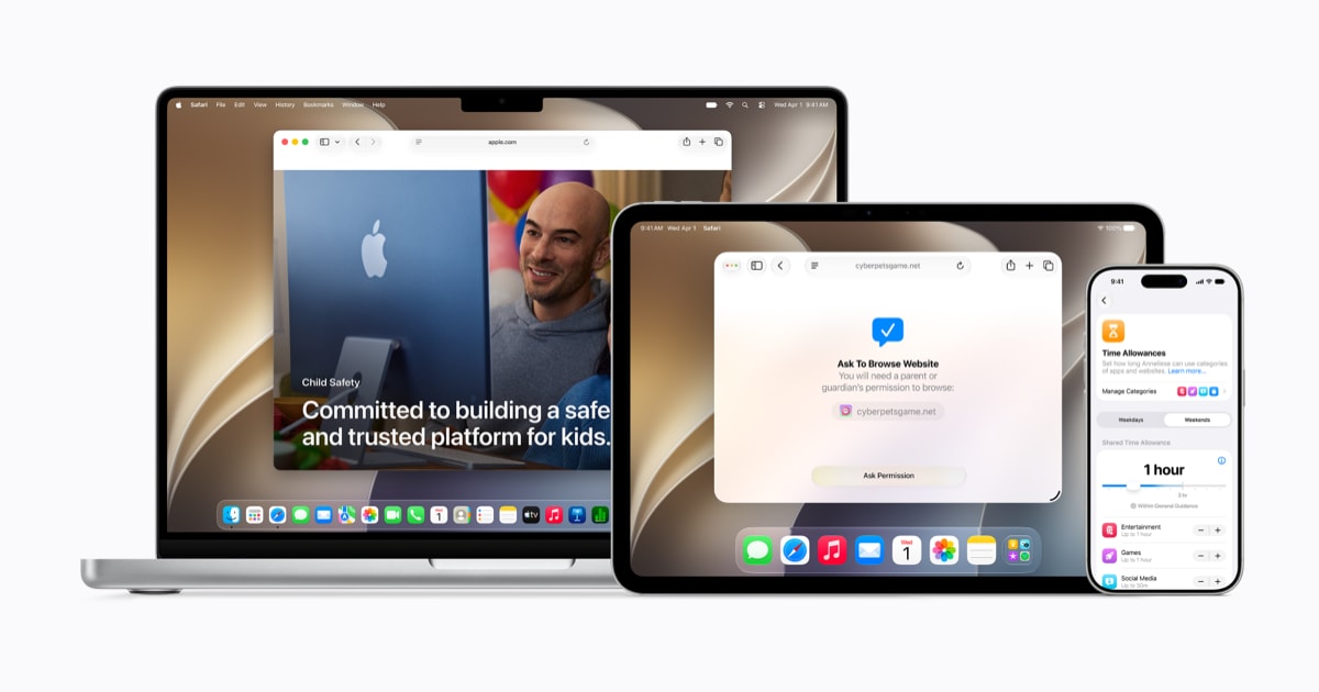 Apple previews new child safety features - Apple