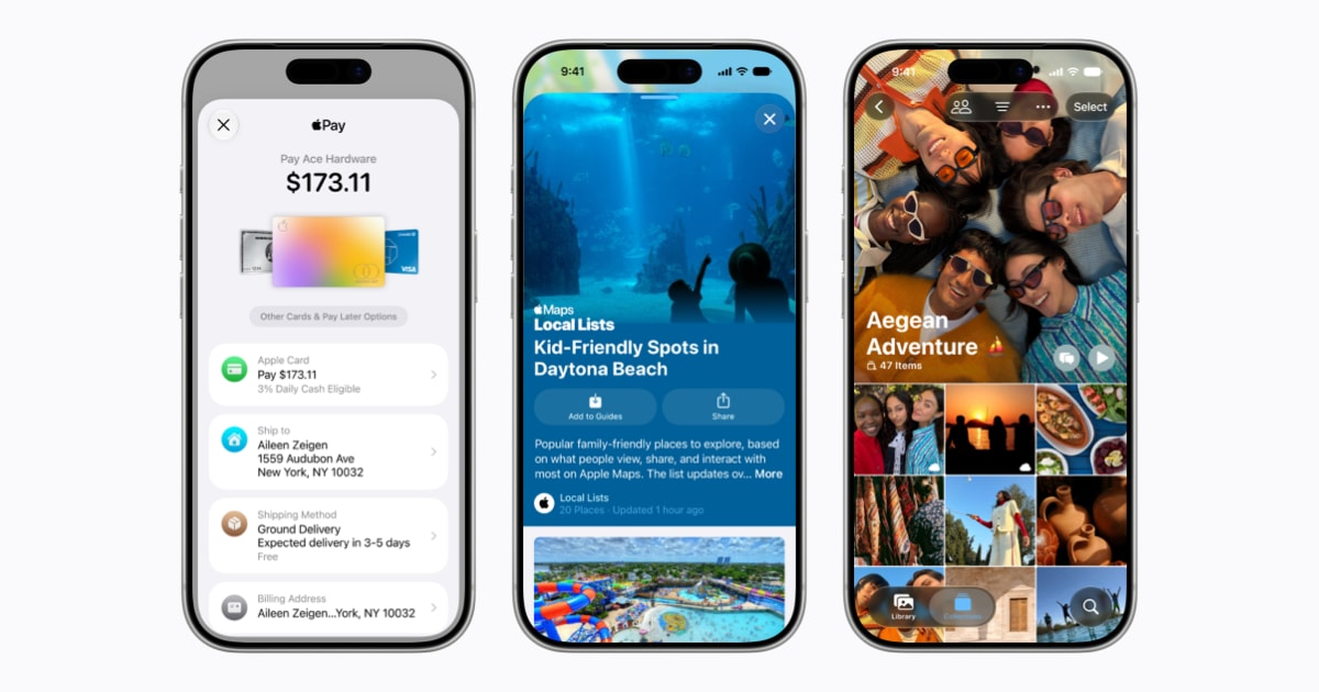 Apple unveils innovative features and intelligence experiences across services - Apple