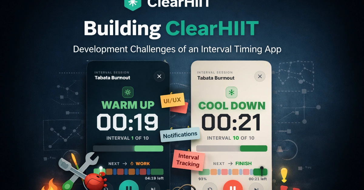 Clear HIIT: The Path to Building My First App (and the Two Problems That Stood in My Way) - DEV Community