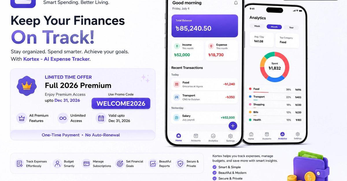 🚀 I Built an AI-Powered Expense Tracker for Android - Meet Kortex - DEV Community