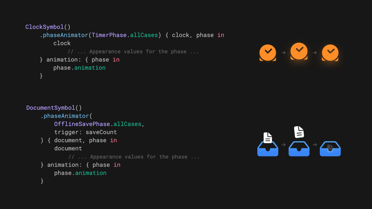 Creating multi-step animations with PhaseAnimator in SwiftUI social preview