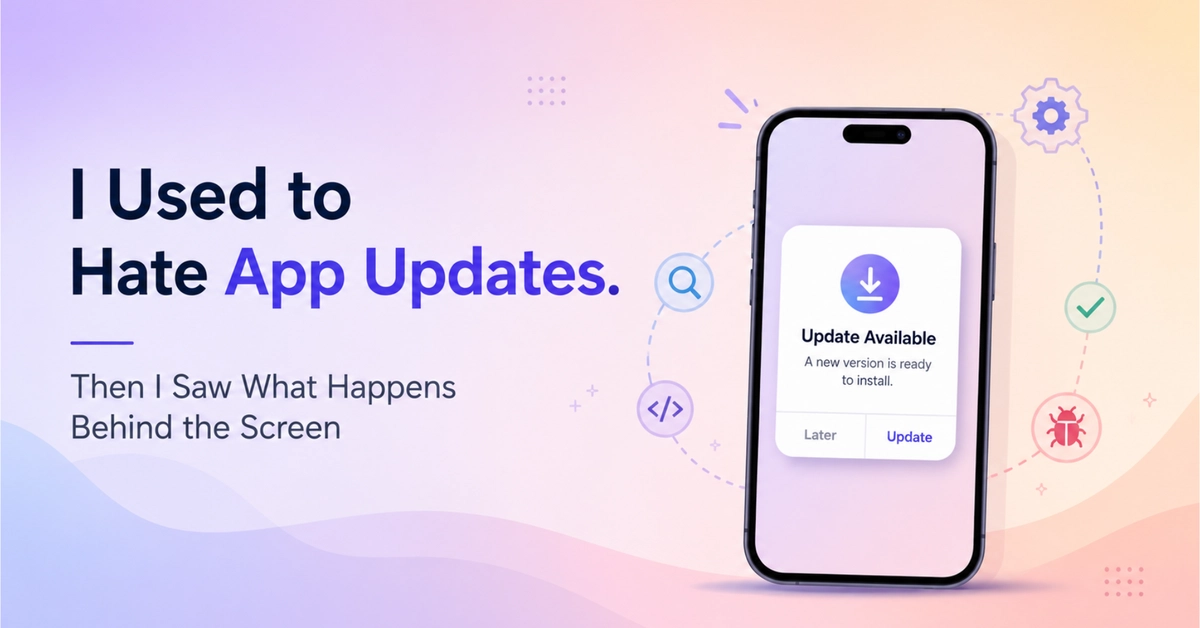 I Used to Hate App Updates. Then I Saw What Happens Behind the Screen - DEV Community