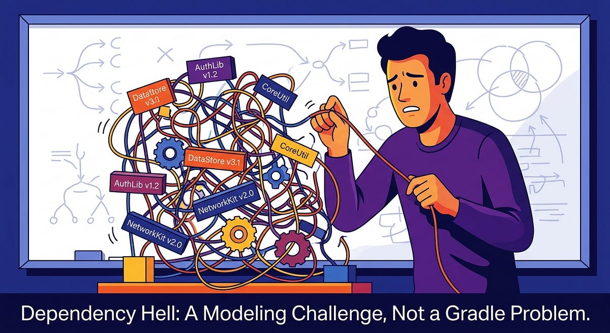 Dependency Hell Isn’t a Gradle Problem — It’s a Modeling Problem